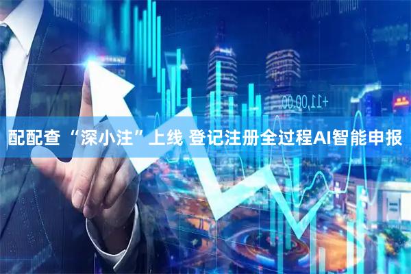 配配查 “深小注”上线 登记注册全过程AI智能申报