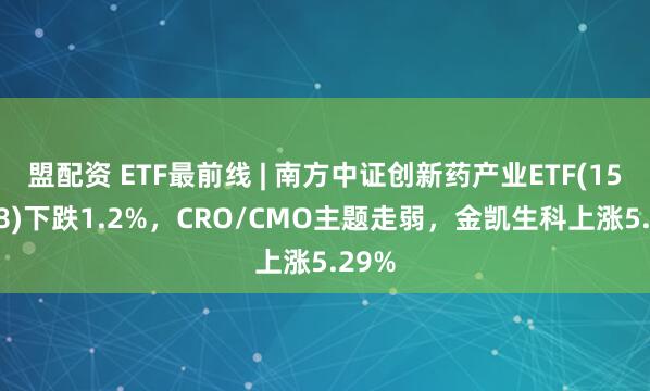 盟配资 ETF最前线 | 南方中证创新药产业ETF(159858)下跌1.2%，CRO/CMO主题走弱，金凯生科上涨5.29%