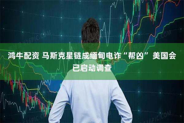 鸿牛配资 马斯克星链成缅甸电诈“帮凶” 美国会已启动调查