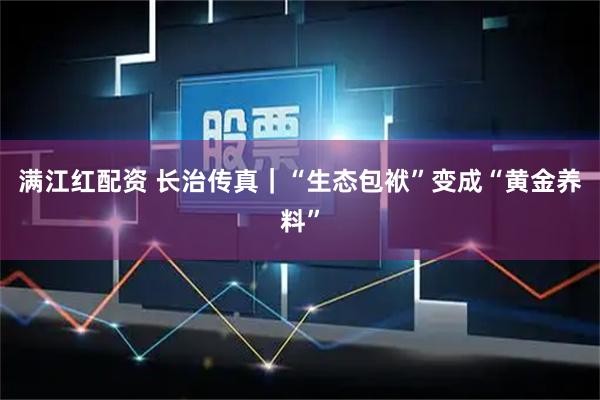 满江红配资 长治传真｜“生态包袱”变成“黄金养料”