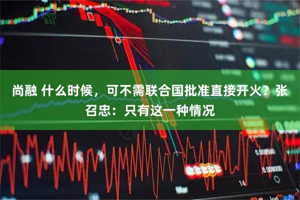 尚融 什么时候，可不需联合国批准直接开火？张召忠：只有这一种情况